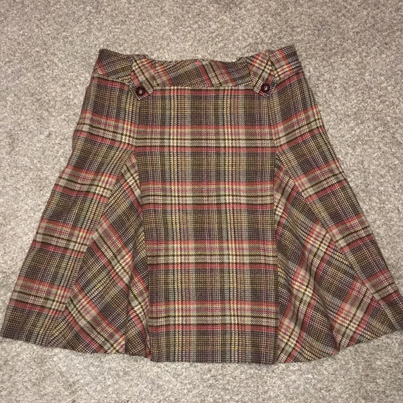 Context Dresses & Skirts - Context Wool Plaid Skirt Context Dresses & Skirts - Context Wool Plaid Skirt